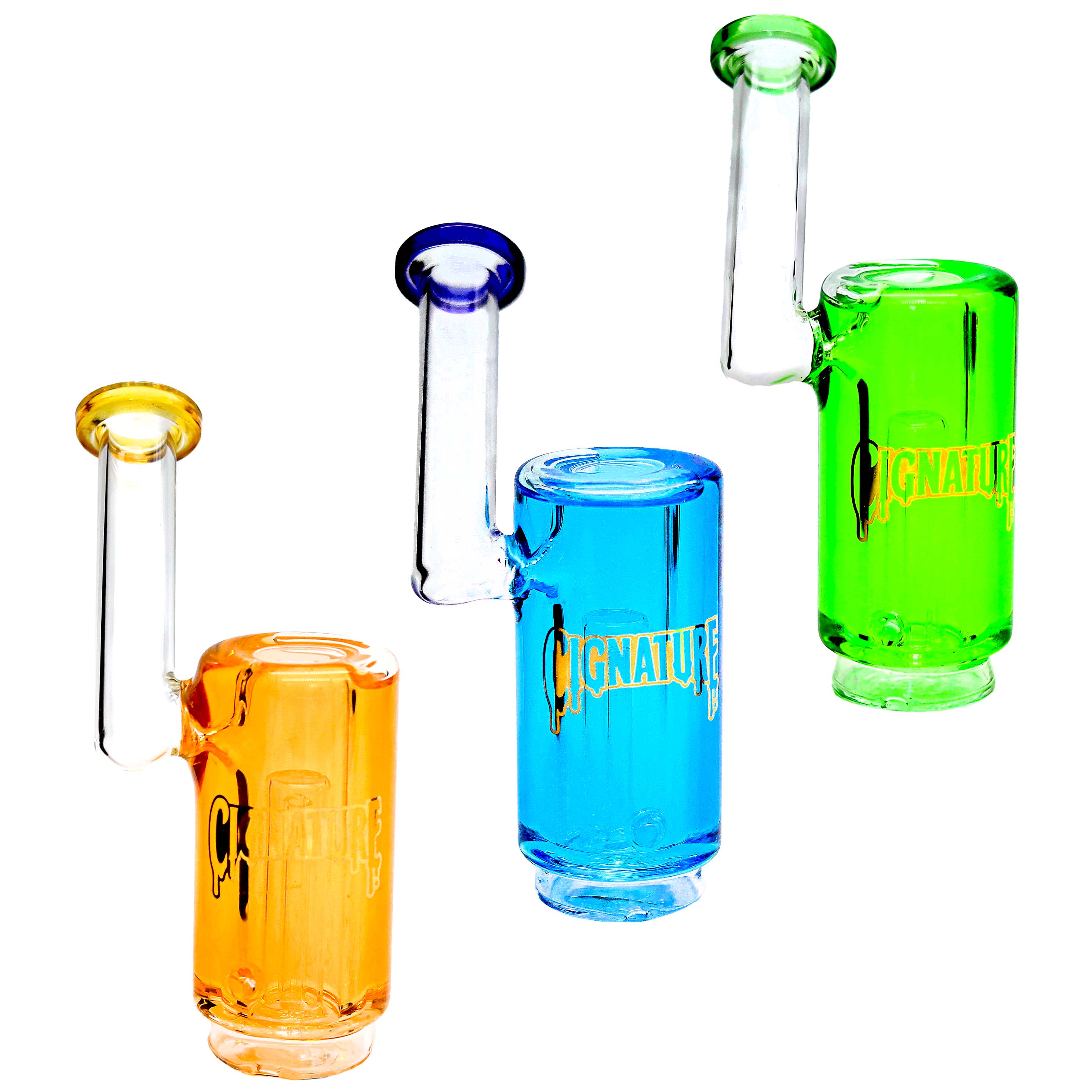 Cignature Glycerine Filled Puffco Peak Bubbler Attachment (FGP3315) | 5 inch | Assorted Colors product image